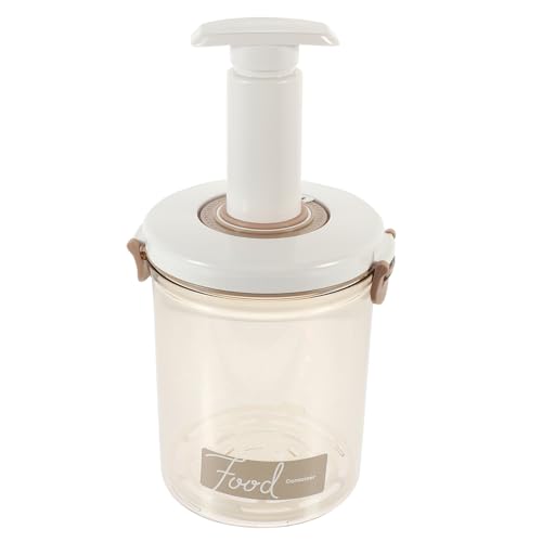 VICASKY Vakuumversiegelter Aufbewahrungsbehälter mit Handpumpe Bpa Frei Luftdicht für Lebensmittel Frischhaltedose Mikrowellenfest Kühlschrankgeeignet für Küche und Vorratsschrank von VICASKY