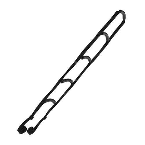 VICASKY Verstellbare Bettleiter Aufstehhilfe für Senioren Robustes Nylon Eva Material Gurte mit Handgriffen Unterstützung bei Schwäche Unteren Einfache Montage Werkzeug von VICASKY