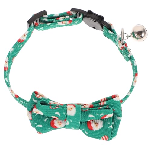 VICASKY Verstellbares Katzenhalsband mit Glocke und Abnehmbarer Schleife Weihnachtsdesign Sicherer Sicherheitsverschluss Verstellbar für Katzen und Kleine Hunde Festliche VICASKY Verstellbares Katzenhalsband mit Glocke und Abnehmbarer Schleife Weihnachtsdesign Sicherer Sicherheitsverschluss Verstellbar für Katzen und Kleine Hunde Festliche von VICASKY