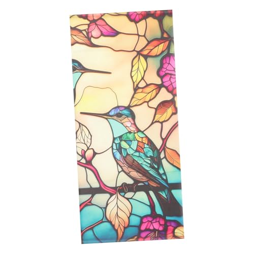 VICASKY Vintage Blumen und Vögel Fensterfolie Abnehmbare Sichtschutzfolie mit Statischem Design für Glasoberflächen Leicht zu Installieren für Wohnzimmer VICASKY Vintage Blumen und Vögel Fensterfolie Abnehmbare Sichtschutzfolie mit Statischem Design für Glasoberflächen Leicht zu Installieren für Wohnzimmer von VICASKY