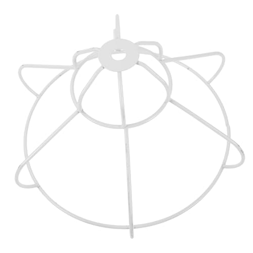 VICASKY Vintage Lampenschirm Rahmen Robustes Drahtgestell Handgefertigt für DIY Lampenschirme Langlebig Rostfrei Geeignet für Tischlampen und Deckenleuchten Exklusives Retro Design von VICASKY