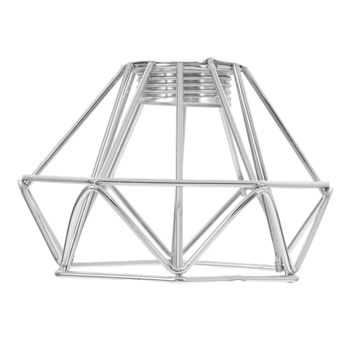 VICASKY Vintage Metall Lampenschirm Diamantform Hängelampe Robust Kreatives Design Warmes Flair Für Restaurant Cafe Wohnzimmer von VICASKY