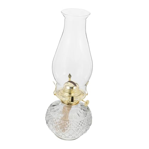 VICASKY Vintage Öllampe aus Kleine Kerosinlampe für Innen Nostalgische Petroleum Laterne mit Docht Dekorative Tischlampe für Wohnzimmer Küche Notbeleuchtung und Stimmungsvolle Atmosphäre VICASKY Vintage Öllampe aus Kleine Kerosinlampe für Innen Nostalgische Petroleum Laterne mit Docht Dekorative Tischlampe für Wohnzimmer Küche Notbeleuchtung und Stimmungsvolle Atmosphäre von VICASKY