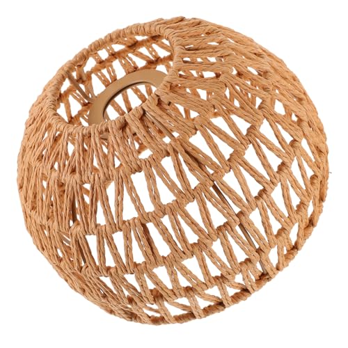 VICASKY Vintage Woven Lampenschirm für Deckenlampen Handgefertigter Deko Lampenschirm aus Papierseil für Wohnzimmer Schlafzimmer und Hotels Weißes Box Design VICASKY Vintage Woven Lampenschirm für Deckenlampen Handgefertigter Deko Lampenschirm aus Papierseil für Wohnzimmer Schlafzimmer und Hotels Weißes Box Design von VICASKY