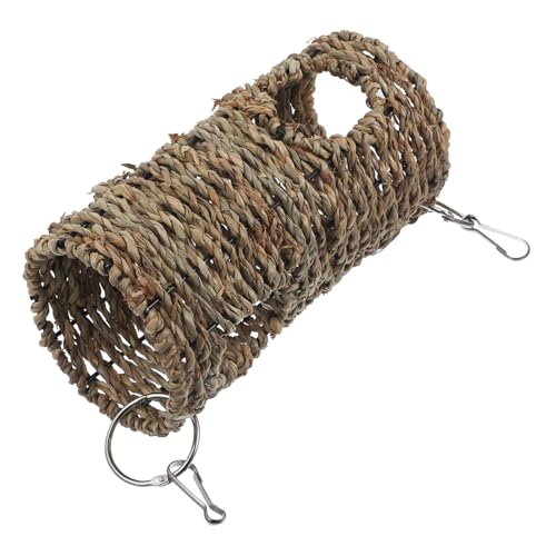 VICASKY Vogelschaukel für Wellensittiche und Papageien Verschleißfestes Beißresistentes Hängespielzeug Bunte Schaukel mit Tunnel Design Geeignet für Kleine Vögel und Nymphensittiche von VICASKY