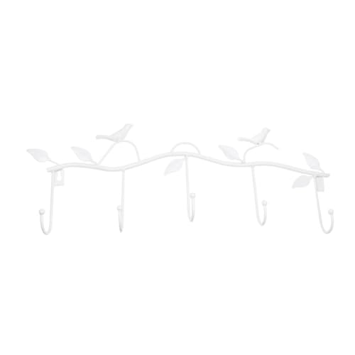 VICASKY Wandhaken Weiß Leaf Bird Design Kreativer Aufbewahrungshaken Für Schlüssel Kleidung Handtücher Für Bad Küche Wohnzimmer Und Büro VICASKY Wandhaken Weiß Leaf Bird Design Kreativer Aufbewahrungshaken Für Schlüssel Kleidung Handtücher Für Bad Küche Wohnzimmer Und Büro von VICASKY
