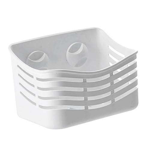 VICASKY Wandmontiertes Badregal mit Saugnapf für Küche und Badezimmer Ablagesystem für Gewürze Lotionen und Pflegeprodukte Einfache Installation ohne Bohren Großer Stauraum Weiß VICASKY Wandmontiertes Badregal mit Saugnapf für Küche und Badezimmer Ablagesystem für Gewürze Lotionen und Pflegeprodukte Einfache Installation ohne Bohren Großer Stauraum Weiß von VICASKY
