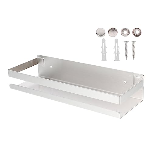 VICASKY Wandregal mit Bohrmontage Nagel Lagerhalter Rostfrei für Küche Bad Wohnzimmer Balkon Wasserdichtes Langlebiges Wandregal zur Vielseitigen Aufbewahrung und Dekoration VICASKY Wandregal mit Bohrmontage Nagel Lagerhalter Rostfrei für Küche Bad Wohnzimmer Balkon Wasserdichtes Langlebiges Wandregal zur Vielseitigen Aufbewahrung und Dekoration von VICASKY