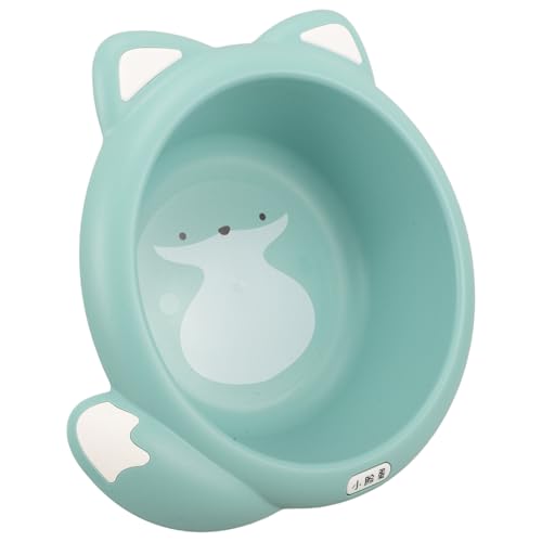 VICASKY Waschbecken aus Dickem Kunststoff Tragbar Leicht Multifunktional für Gesicht Hände Füße für Zuhause Reisen Camping in Mintgrün mit Süßem Fuchs motiv VICASKY Waschbecken aus Dickem Kunststoff Tragbar Leicht Multifunktional für Gesicht Hände Füße für Zuhause Reisen Camping in Mintgrün mit Süßem Fuchs motiv von VICASKY