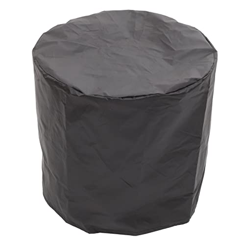 VICASKY Wasserdichte Runde Gartentisch Abdeckung Silberbeschichtet Wetterfeste Schutzhaube für Kleine Möbel Outdoor Gartenmöbel Schutzhülle Robust Langlebig von VICASKY