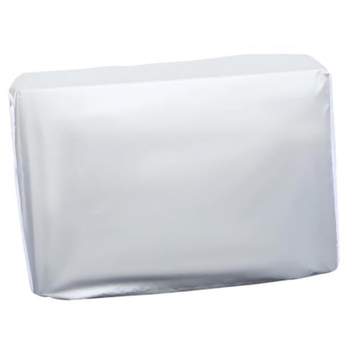 VICASKY Wasserdichter Polyester Air Conditioner Cover Silber Wetterfeste Klimageräte Abdeckung Schutz vor Regen Sonne Faltbar Passend für Außengeräte Einfach zu Reinigen Lagern von VICASKY