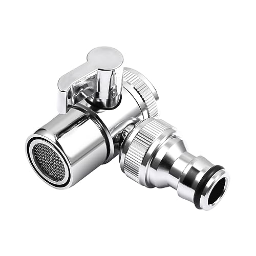 VICASKY Wasserhahnadapter für Waschmaschine Automatischer Wasseranschluss Drehbarer Metallgriff Auslaufsicher Kompatibel mit Gartenschlauch und Wohnwagen Praktische Lösung VICASKY Wasserhahnadapter für Waschmaschine Automatischer Wasseranschluss Drehbarer Metallgriff Auslaufsicher Kompatibel mit Gartenschlauch und Wohnwagen Praktische Lösung von VICASKY