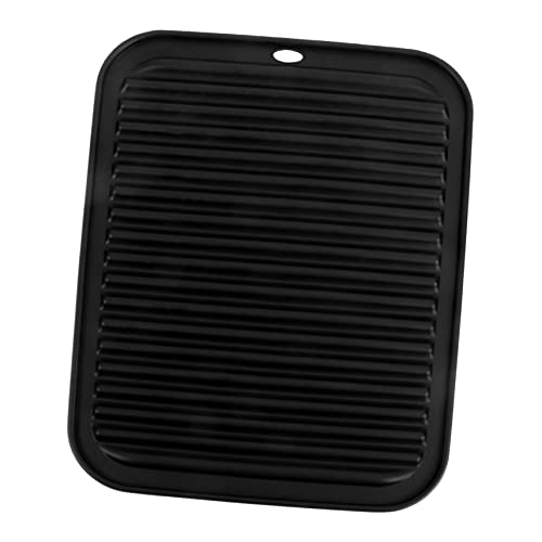 VICASKY Wave Silikon Hitzeschutz Matte Wellenmuster Rutschfester Topfuntersetzer und Isoliermatte Flexibel Hitzebeständig Schwarz Küchenschutz für Heiße Töpfe und Geschirr VICASKY Wave Silikon Hitzeschutz Matte Wellenmuster Rutschfester Topfuntersetzer und Isoliermatte Flexibel Hitzebeständig Schwarz Küchenschutz für Heiße Töpfe und Geschirr von VICASKY