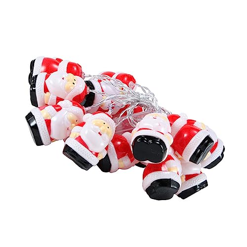 VICASKY Weihnachtsbaum Lichterkette LED Santa Schneemann Köpfe Weihnachtsdeko Warmes Licht Batteriebetrieben Festliche Stimmungsbeleuchtung für Innen und Außen VICASKY Weihnachtsbaum Lichterkette LED Santa Schneemann Köpfe Weihnachtsdeko Warmes Licht Batteriebetrieben Festliche Stimmungsbeleuchtung für Innen und Außen von VICASKY