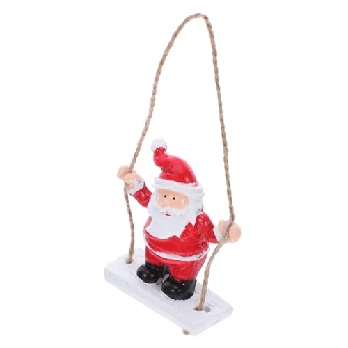VICASKY Weihnachtsmann Baumschmuck Resin mit Spielerischem Schaukel Design Handbemalt Langlebig Vielseitig für Weihnachtsbaum Regal und Schreibtisch Dekoration Festliche Urlaubsgestaltung VICASKY Weihnachtsmann Baumschmuck Resin mit Spielerischem Schaukel Design Handbemalt Langlebig Vielseitig für Weihnachtsbaum Regal und Schreibtisch Dekoration Festliche Urlaubsgestaltung von VICASKY