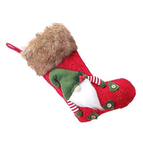 VICASKY Weihnachtsstrumpf aus Umweltfreundlichem Strickstoff Große Dekorative Aufhängetasche für Süßigkeiten Festliche Weihnachtsdeko für Baum Familie und Party als Geschenkbeutel VICASKY Weihnachtsstrumpf aus Umweltfreundlichem Strickstoff Große Dekorative Aufhängetasche für Süßigkeiten Festliche Weihnachtsdeko für Baum Familie und Party als Geschenkbeutel von VICASKY