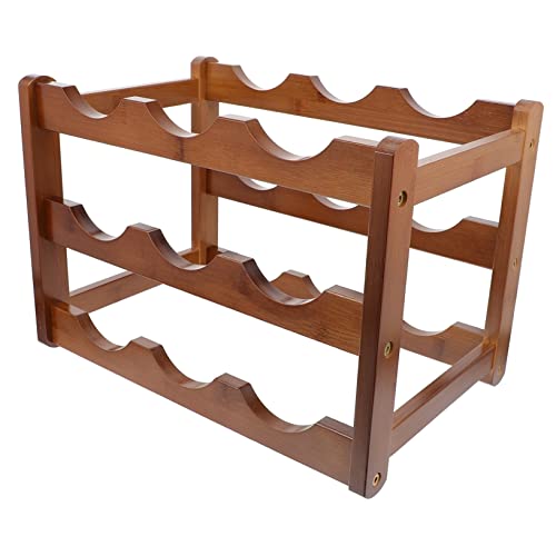 VICASKY Flaschenregal Für Weinflaschen Holz-weinregal Weinflaschenhalter Für Zuhause Weinständer Für Küche Und Bar Weinregal-Ornament Für Weinflaschenaufbewahrung von VICASKY