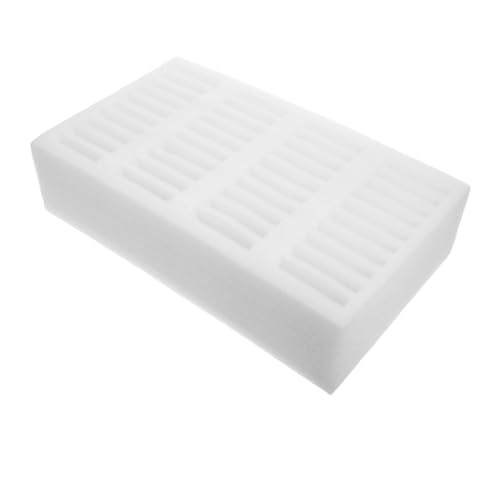 VICASKY Weiße Schaumstoff handyaufbewahrungsbox mit Fächern Multifunktionaler Desktop Organizer für Büro Schule und Meetings zur Übersichtlichen Aufbewahrung von Mobiltelefonen und von VICASKY