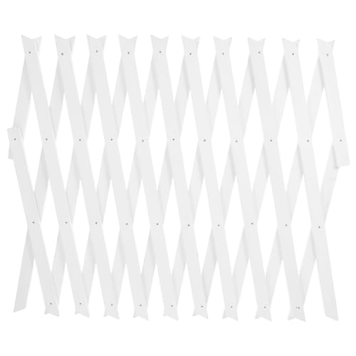 VICASKY Weißes Ausziehbares Rankgitter mit Verstellbarer Flexibles Wandspalier für Kletterpflanzen Vielseitig Einsetzbar als Gartenzaun oder Wanddeko für Innen und Außenbereich VICASKY Weißes Ausziehbares Rankgitter mit Verstellbarer Flexibles Wandspalier für Kletterpflanzen Vielseitig Einsetzbar als Gartenzaun oder Wanddeko für Innen und Außenbereich von VICASKY
