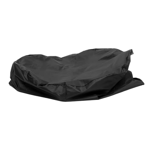 VICASKY Wetterfeste Grillabdeckung aus Uv-beständig Reißfest Robuste Schutzhaube für Outdoor BBQ Tisch und Feuerstelle Schwarz von VICASKY