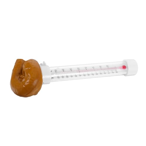 VICASKY Witziges Schwimmendes Poolthermometer aus Robustem Kunststoff mit Präzisem Sensor Fadebeständig Geeignet für Pools Sprudelbäder Spas und Aquarien Einfach Ablesbar von VICASKY