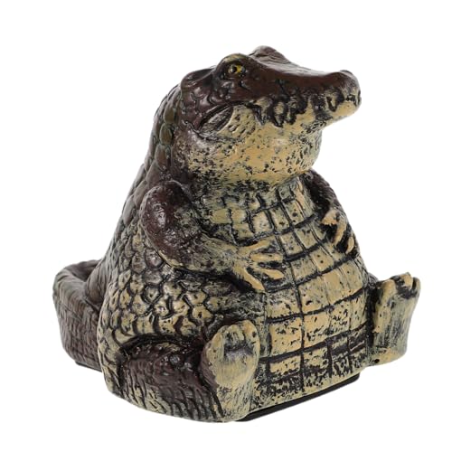 VICASKY wasserdichte Alligator Schlüsselbox für Außenbereich Dekorative Sichere Aufbewahrung Antitheft Schlüsselversteck und Gartenfigur Installieren für Garten und Terrasse von VICASKY