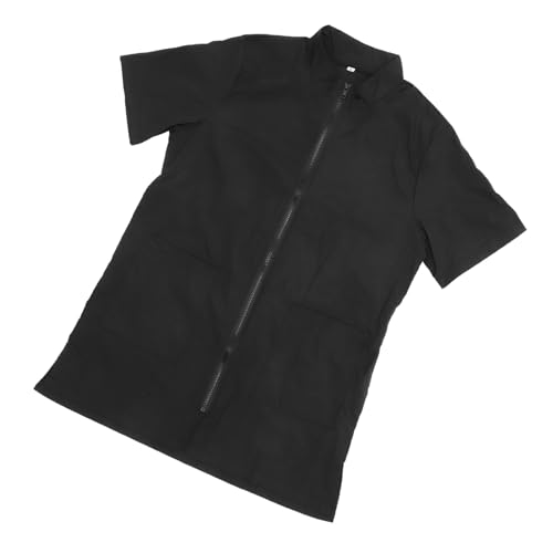 VICASKY wasserdichte Antistatische Nylon Pet Cosmetologist Uniform mit Langem Reißverschluss Mittellangem Ärmel Schwarz für Heim und Tierpflege im Salon Geeignet VICASKY wasserdichte Antistatische Nylon Pet Cosmetologist Uniform mit Langem Reißverschluss Mittellangem Ärmel Schwarz für Heim und Tierpflege im Salon Geeignet von VICASKY