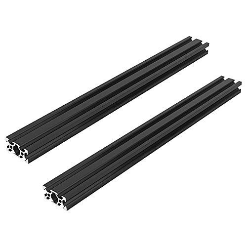 2 Stück 600mm 2040 V-Slot Europäischer Standard Norm Eloxierte Linearschiene 20x40 Aluprofil für 3D-Drucker DIY CNC-Maschinen uzw von VICHSAMWY