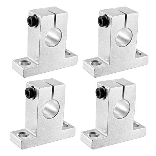 4 Stück SK10 Aluminium Linear Motion Rail Klemmführung Unterstützung für 10 mm Durchmesser Schaft … von VICHSAMWY