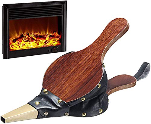 VICMAT Holz Blasebalg Für Kamin Und Grill, Grill Blasebalg 30.5 * 12.5cm für Grill Feuer Blasebalg Outdoor Kochen Picknick von VICMAT