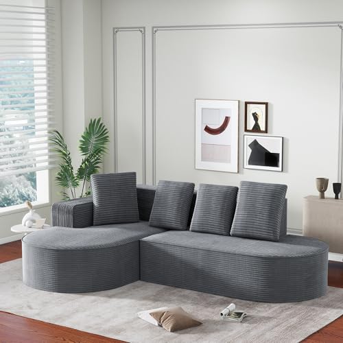 VICONELISE Modular Sectional Sofa with L-Shape Chaise,Cloud Sectional Modern Sleeper Couch with Deep Seat,Sponge Compression Sofas No Assembly Required von VICONELISE