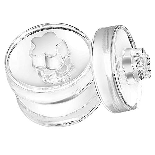 VICSOU Glas-Gewichte zur Fermentation mit einfachen Griffen Sauerkraut Kimchi Pickles und mehr Hausfermentierte Lebensmittel Beschwerungsstein Spülmaschinenfest für Weithals-Einmachgläser (6er Seta) von VICSOU