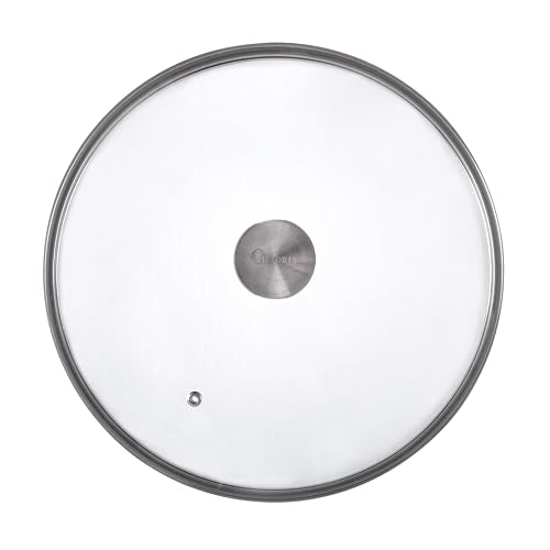 Victoria LID-483 Glass for 12 Inch Cast Iron Skillet, Frying Pan Lid Glasdeckel, Glas von VICTORIA