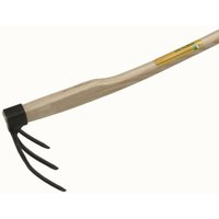 Victoria - Weinberghacke schwarz 3 Zinken Eschen-Kuhfußstiel 120 cm von VICTORIA
