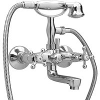 Vidaxl - 2-Griff-Badewannenarmatur und Handbrause Verchromt Vidaxl - 2-Griff-Badewannenarmatur und Handbrause Verchromt von VIDAXL