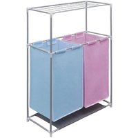 2-Kammer-Wäschekorb mit Trockengestell Vidaxl 2-Kammer-Wäschekorb mit Trockengestell Vidaxl von VIDAXL