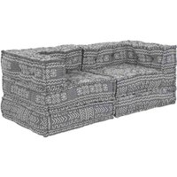 Kissen 2 pcs Hellgrau 70 x 70 x 54 cm Polyester Vidaxl von VIDAXL