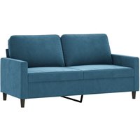 2-Sitzer-Sofa Blau 140 cm Samt Vidaxl von VIDAXL