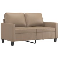 Vidaxl - 2-Sitzer-Sofa Cappuccino-Braun 120 cm Kunstleder von VIDAXL