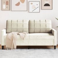 2-Sitzer-Sofa Creme 140 cm Samt Vidaxl 2-Sitzer-Sofa Creme 140 cm Samt Vidaxl von VIDAXL