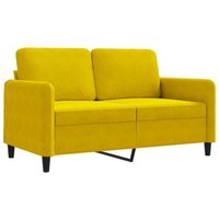2-Sitzer-Sofa Gelb 120 cm Samt Vidaxl von VIDAXL
