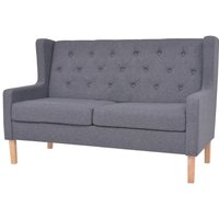 Sofa 2-Sitzer Stoff Grau - Vidaxl Sofa 2-Sitzer Stoff Grau - Vidaxl von VIDAXL