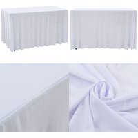 2 Stück Stretch-Tischdecken mit Rand Weiß 243 x 76 x 74 cm - Stretch-Tischhusse - Stretch-Tischhussen - Home & Living - Weiß 2 Stück Stretch-Tischdecken mit Rand Weiß 243 x 76 x 74 cm - Stretch-Tischhusse - Stretch-Tischhussen - Home & Living - Weiß von VIDAXL