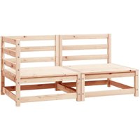 2-tlg. Garten-Lounge-Set Massivholz Kiefer vidaXL von VIDAXL