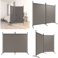 2-tlg. Paravent Anthrazit 175x180 cm Stoff - Paravent - Raumteiler - Trennwandsystem - Wohnraumgestaltung - Privacy Screen - Home & Living 2-tlg. Paravent Anthrazit 175x180 cm Stoff - Paravent - Raumteiler - Trennwandsystem - Wohnraumgestaltung - Privacy Screen - Home & Living von VIDAXL