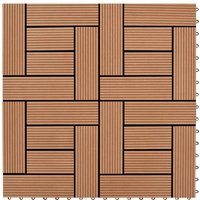 22 Stk. Terrassenfliesen 30 x 30 cm 2 qm wpc Braun - Vidaxl 22 Stk. Terrassenfliesen 30 x 30 cm 2 qm wpc Braun - Vidaxl von VIDAXL