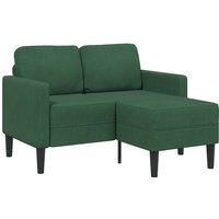 2er-Sofa mit Chaiselongue L-Form Dunkelgrün 125 cm Leinen vidaXL 2er-Sofa mit Chaiselongue L-Form Dunkelgrün 125 cm Leinen vidaXL von VIDAXL