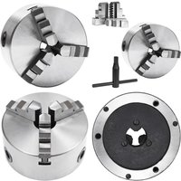 Vidaxl - 3-Backen-Drehfutter Selbstzentrierend 125 mm Stahl - Drehfutter - Backenfutter - Home & Living von VIDAXL