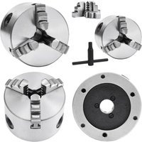 3-Backen-Drehfutter Selbstzentrierend 80 mm Stahl - Drehfutter - Backenfutter - Home & Living von VIDAXL