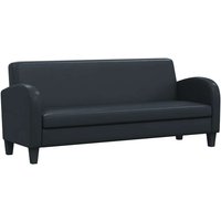 Vidaxl - 3-Sitzer-Sofa Kunstleder Schwarz Vidaxl - 3-Sitzer-Sofa Kunstleder Schwarz von VIDAXL